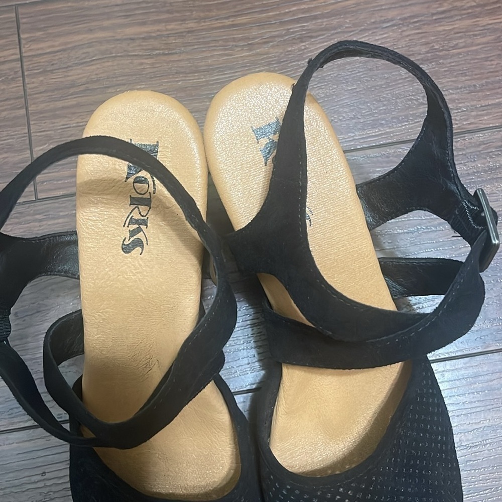 Korks Abloom heels size 10 in Black - Picture 5 of 12